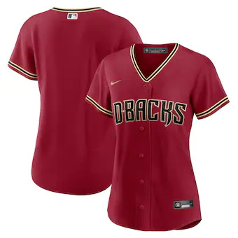 womens nike red arizona diamondbacks alternate replica team